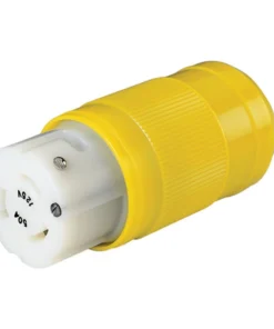 MARINCO Female Connector, 32A 230V, Yellow