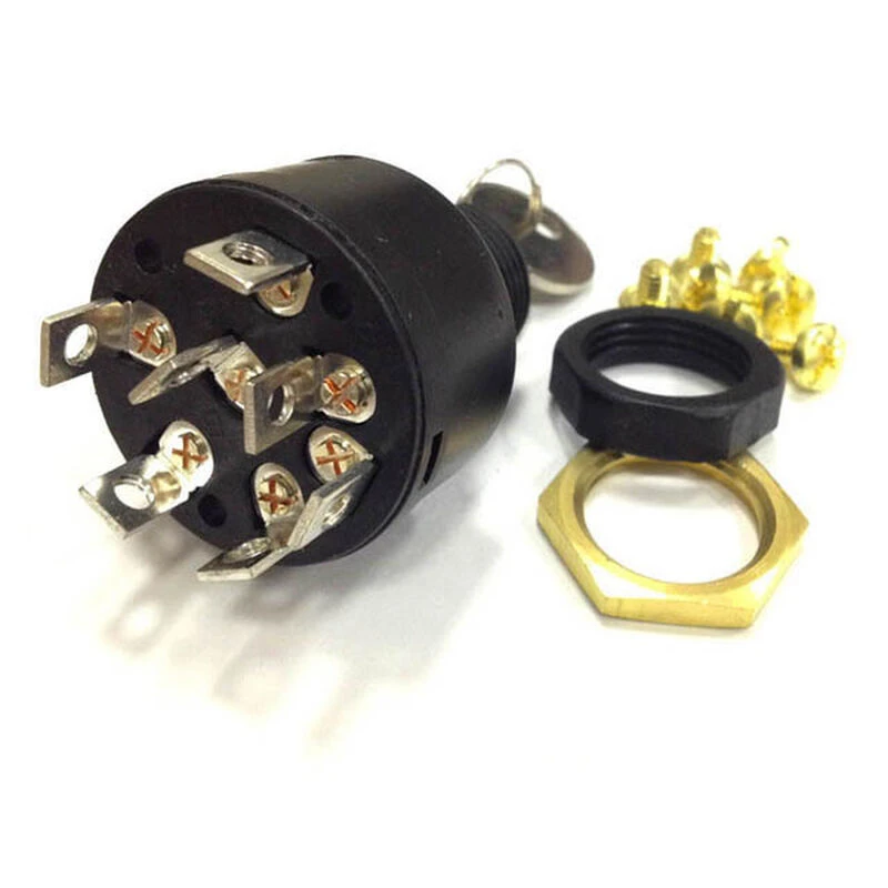 SIERRA 4-Position Push To Choke Magneto Ignition Switch, Accessory-Off-Run-Start 1 SIERRA 4-Position Push To Choke Magneto Ignition Switch, Accessory-Off-Run-Start