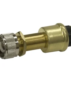 SIERRA Recessed Plunger Button, Mom On-Off, SPST