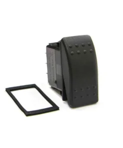 SIERRA Contura&reg; Rocker Switch Standard Mom On-Off-On, DPDT Black