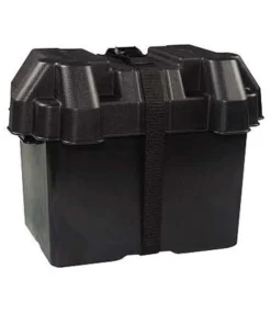 WEST MARINE Battery Box with Strap, Fits Group 27