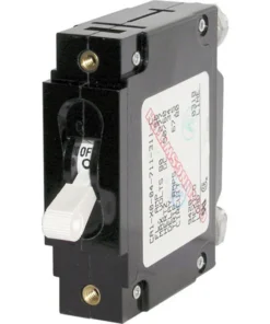 BLUE SEA SYSTEMS C-Series Single Pole White Toggle Circuit Breakers