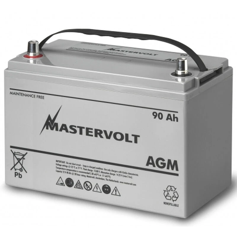MASTERVOLT AGM 12/90 Group 31 Sealed Marine Battery 1 MASTERVOLT AGM 12/90 Group 31 Sealed Marine Battery