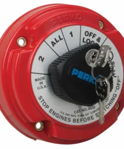 PERKO Medium Duty Battery Selector Switch with Key Lock