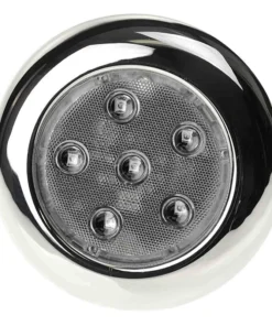 WEST MARINE Stainless Steel Surface-Mount 4" LED Light, Blue