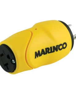 MARINCO Straight Adapter, 20A 125V Male to 15A 125V Female