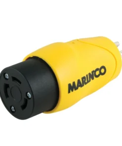 MARINCO Straight Adapter, 15A 125V Male to 30A 125V Female