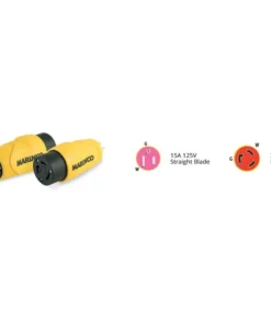 MARINCO Straight Adapter, 15A 125V Male to 30A 125V Female -Marine Electrical Sale 12998324 3 1500.21062021113023
