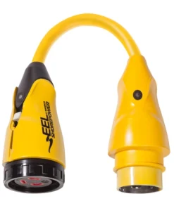 MARINCO EEL Pigtail Adapter, 50A 125V Male to 30A 125V Female