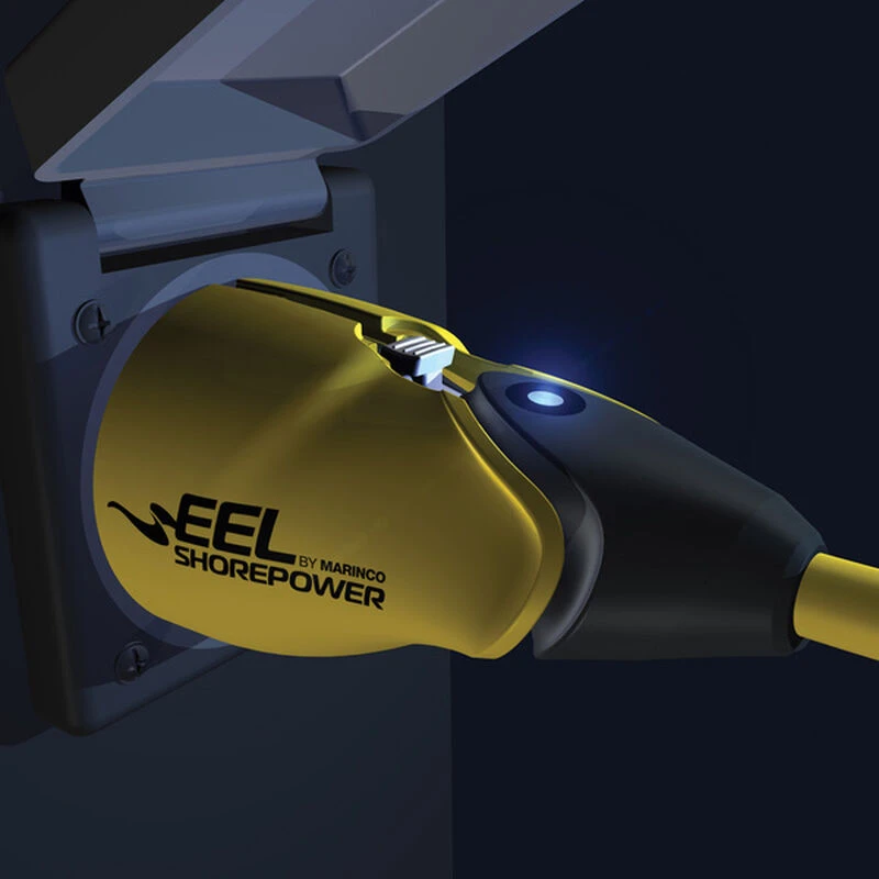 MARINCO 12' EEL ShorePower Cordset, 30A 125V, Yellow 2 MARINCO 12' EEL ShorePower Cordset, 30A 125V, Yellow - Image 2