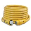 MARINCO 50' EEL 3 Conductor ShorePower Cordset, 50A 125V, Yellow