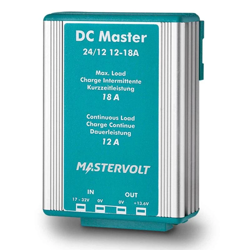 MASTERVOLT DC Master DC-DC Converter, 24/12V, 12-18A 1 MASTERVOLT DC Master DC-DC Converter, 24/12V, 12-18A