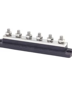 BLUE SEA SYSTEMS MaxiBus 250A Marine Busbar, 6 x 5/16 Stud