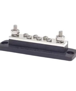 BLUE SEA SYSTEMS MaxiBus 250A Marine Busbar, 6 x 10/24 Stud