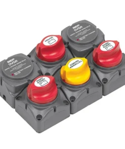 BEP MARINE Battery Distribution Cluster for Twin Outboard Engine,Three Battery Banks