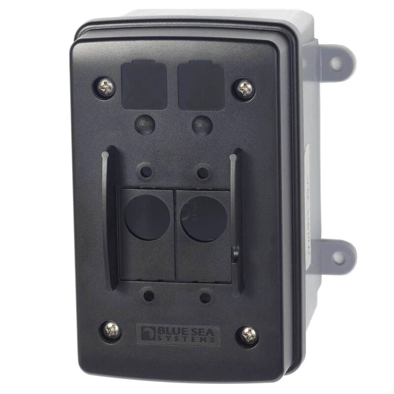 BLUE SEA SYSTEMS Mounting Enclosure for Single and Double Toggle Circuit Breaker 1 BLUE SEA SYSTEMS Mounting Enclosure for Single and Double Toggle Circuit Breaker