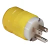 MARINCO Nylon Male Plug, 15A 125V, Yellow