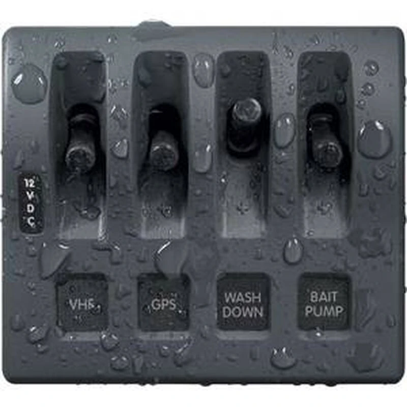 BLUE SEA SYSTEMS WeatherDeck® Waterproof Switch Panel, Four-Position 2 BLUE SEA SYSTEMS WeatherDeck® Waterproof Switch Panel, Four-Position - Image 2