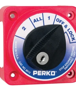 PERKO Compact Medium-Duty Off/1/All/2 Battery Switch