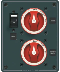 BLUE SEA SYSTEMS Battery Switch/DC Circuit Panel