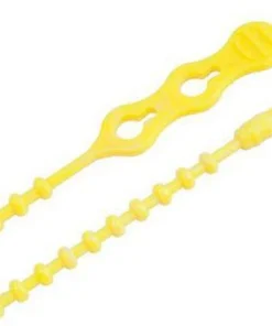 ANCOR 8" Yellow Beaded Cable Ties Pack of 15
