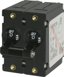BLUE SEA SYSTEMS A-Series Black Toggle Double Pole Circuit Breakers -Marine Electrical Sale 16931925 LRG