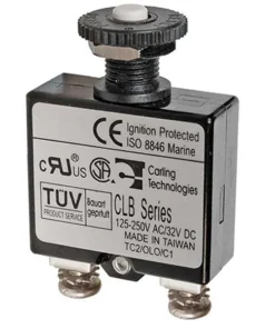 BLUE SEA SYSTEMS Push-Button Reset-Only Thermal Circuit Breakers - #8 Screw Terminals -Marine Electrical Sale 16932527 LRG