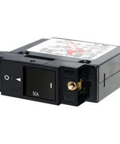 BLUE SEA SYSTEMS A-Series Restricted-Off Flat Rocker Circuit Breakers, Single Pole -Marine Electrical Sale 16932642 LRG