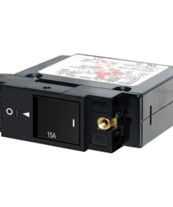 BLUE SEA SYSTEMS A-Series Restricted-Off Flat Rocker Circuit Breakers, Single Pole -Marine Electrical Sale 16932667 LRG