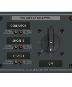 BLUE SEA SYSTEMS AC Source Selection Rotary Switch Panels -Marine Electrical Sale 16933137 1500.07092018030009