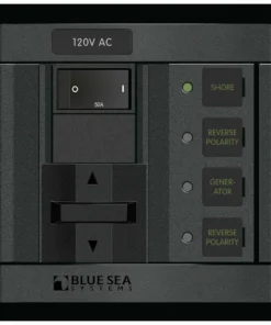 BLUE SEA SYSTEMS 120V AC Panel, 2 Sources