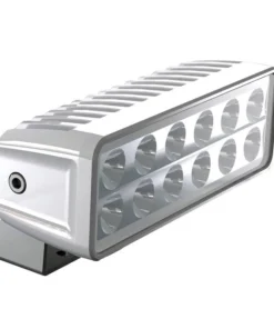 LUMITEC LIGHTING Maxillume h60 Trunnion Mount LED Floodlight, White Housing, White Dimming