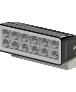 LUMITEC LIGHTING Maxillume h60 Trunnion Mount LED Floodlight, Black Housing, White Dimming