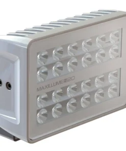 LUMITEC LIGHTING Maxillume h120 Trunnion Mount LED Floodlight, White Housing, White Dimming