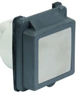 MARINCO Inlet, 30A 125V, Square, Gray, OEM