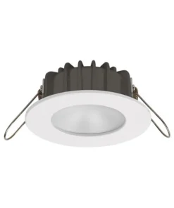 IMTRA CORPORATION PowerLED Downlight 10 to 30V DC White Trim Ring Cool White 2 x 3 Watts High Flux LED IP65