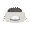 IMTRA CORPORATION PowerLED Downlight 10 to 30V DC Brushed Stainless Steel 2 x 3 Watts High Flux LED Square Bezel IP65