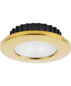 IMTRA CORPORATION PowerLED Downlight 10 to 30V DC PVD Gold Trim Ring IP65