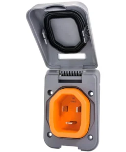 SMARTPLUG Inlet, 30A 125V, Plastic, Gray