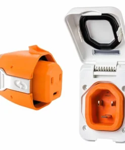 SMARTPLUG Combo Inlet & Connector, 50A 125/250V, White