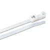 ANCOR 8" White Mounting Self-Cutting Cable Ties, 50-Pack