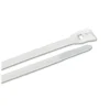 ANCOR 11" White Low-Profile Hose Cable Ties, 100-Pack