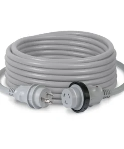 MARINCO 50' Economy ShorePower Cordset, 30A 125V, Gray