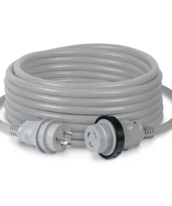 MARINCO 50' Watertight Cordset, 50A 125/250V, Gray