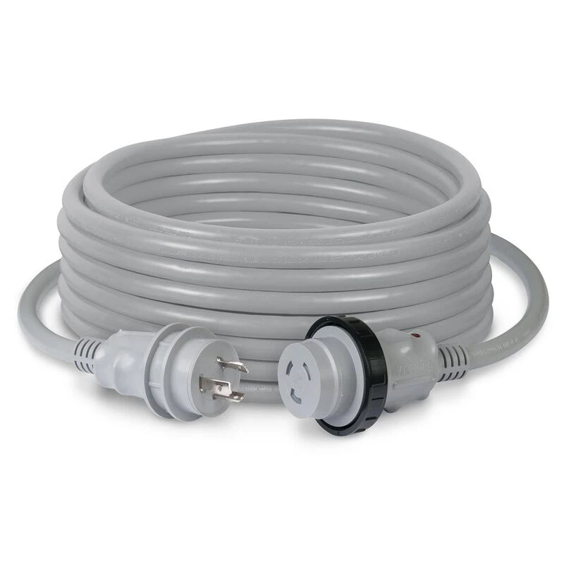 MARINCO 50' Watertight Cordset, 50A 125/250V, Gray 1 MARINCO 50' Watertight Cordset, 50A 125/250V, Gray