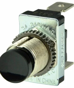 BEP MARINE Momentary Contact Switch, Off/(On), SPST