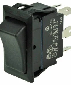 BEP MARINE Rocker Switch, On/Off/On, DPDT