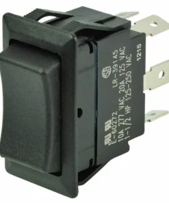 BEP MARINE Rocker Switch, (On)/Off/(On), DPDT