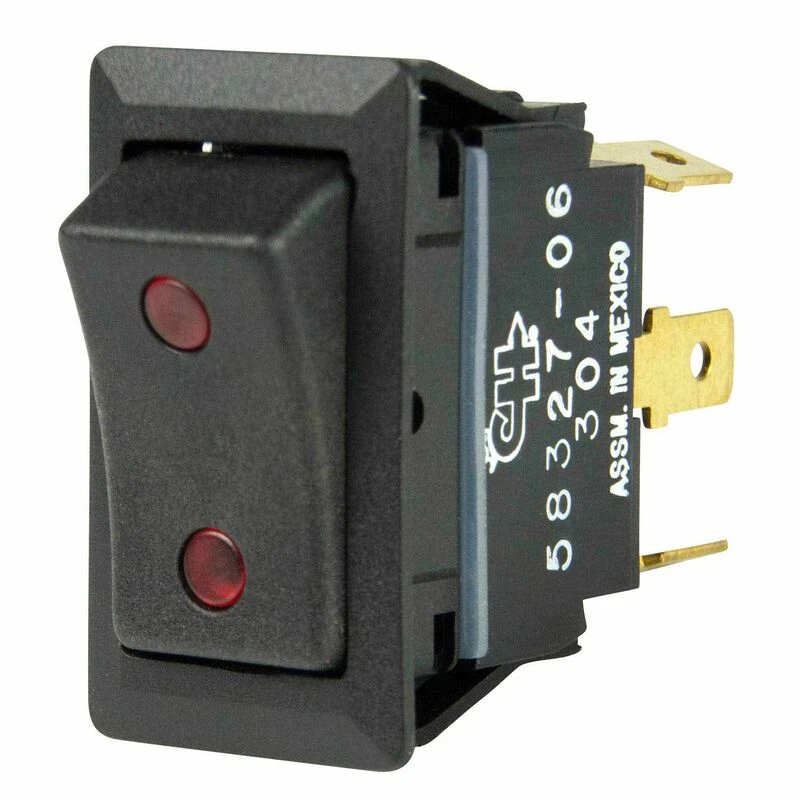 BEP MARINE Rocker Switch, Two LEDs, On/Off/On, SPDT 1 BEP MARINE Rocker Switch, Two LEDs, On/Off/On, SPDT