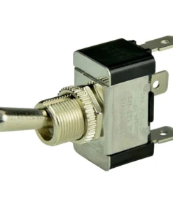 BEP MARINE Chrome Plated Toggle Switch, On/Off/On, SPDT